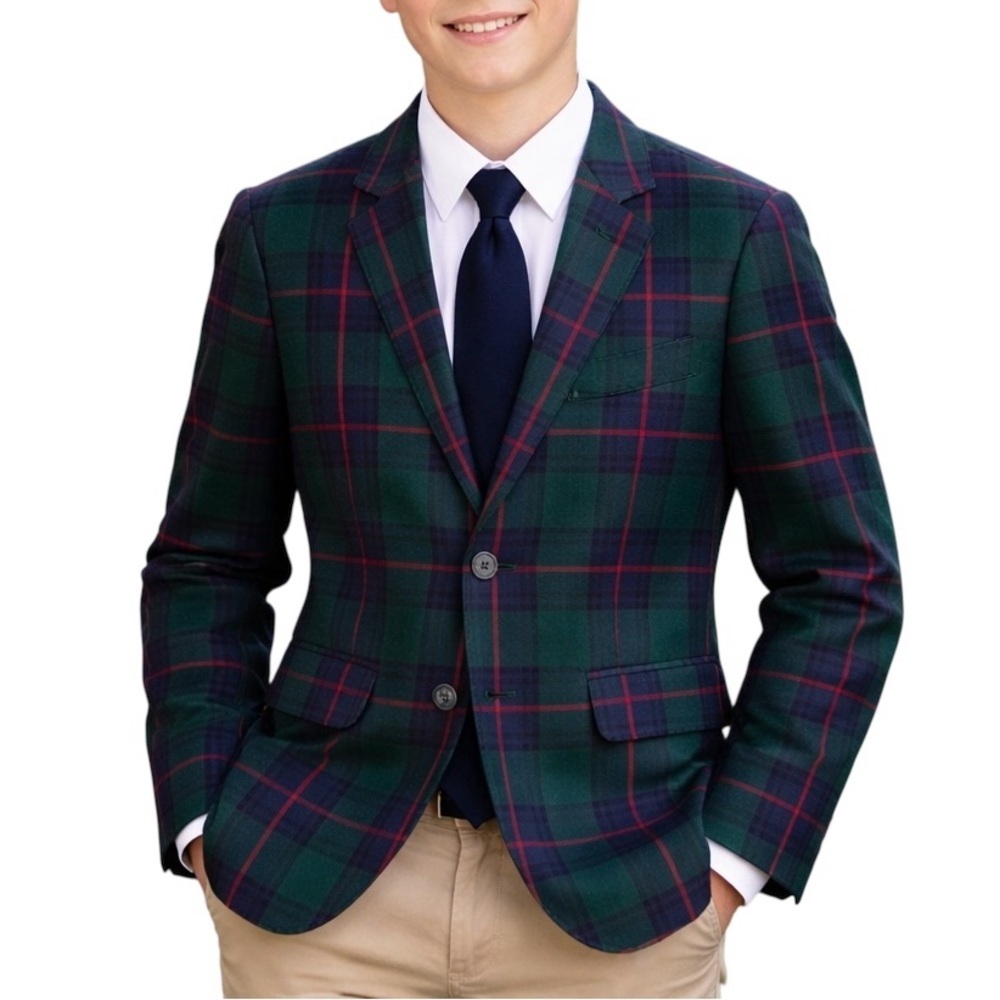 CREWCUTS x J. CREW Ludlow Plaid Blazer‎ K2515